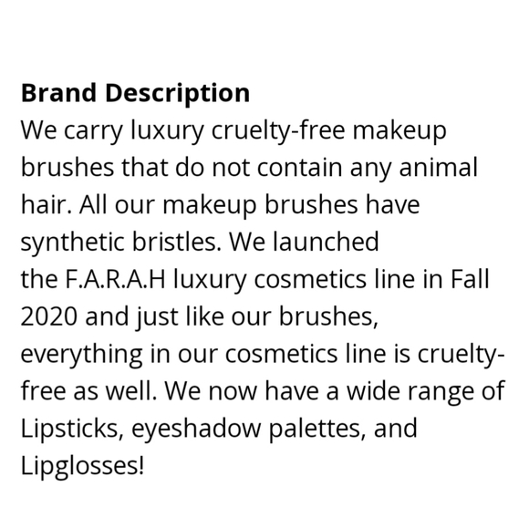 🖌️ F.A.R.A.H Luxury Rose Gold Makeup Brushes - Picture 10 of 11